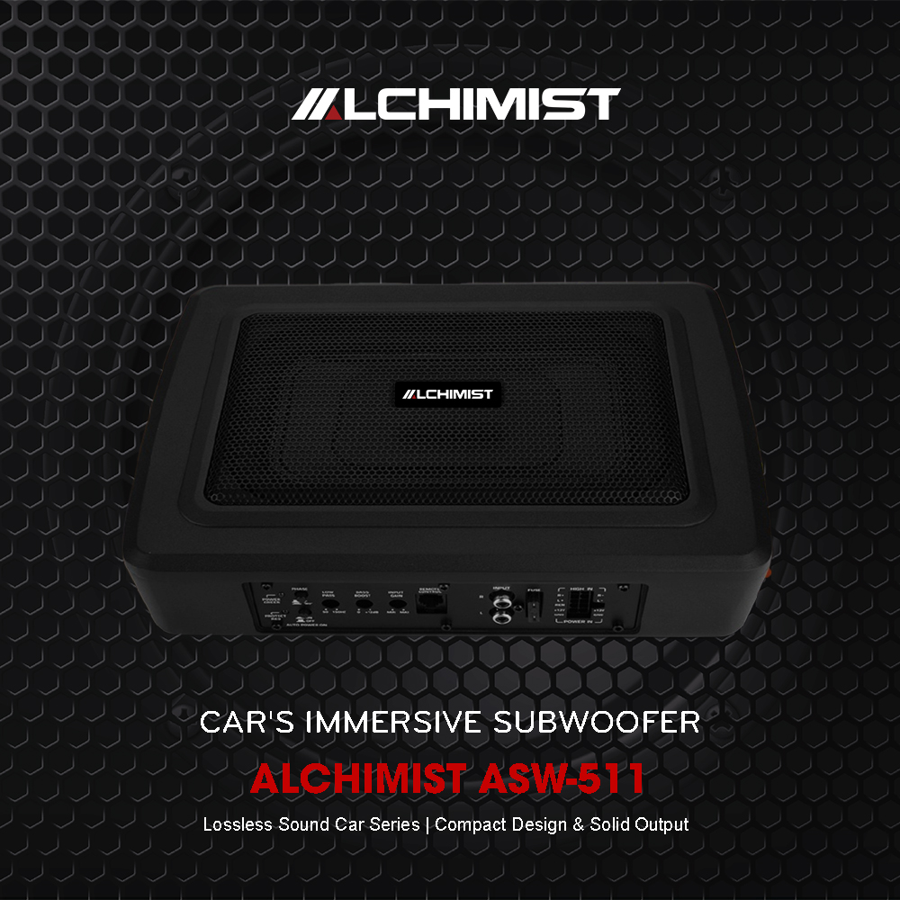 The Alchimist ASW-511 is a powerful subwoofer in car